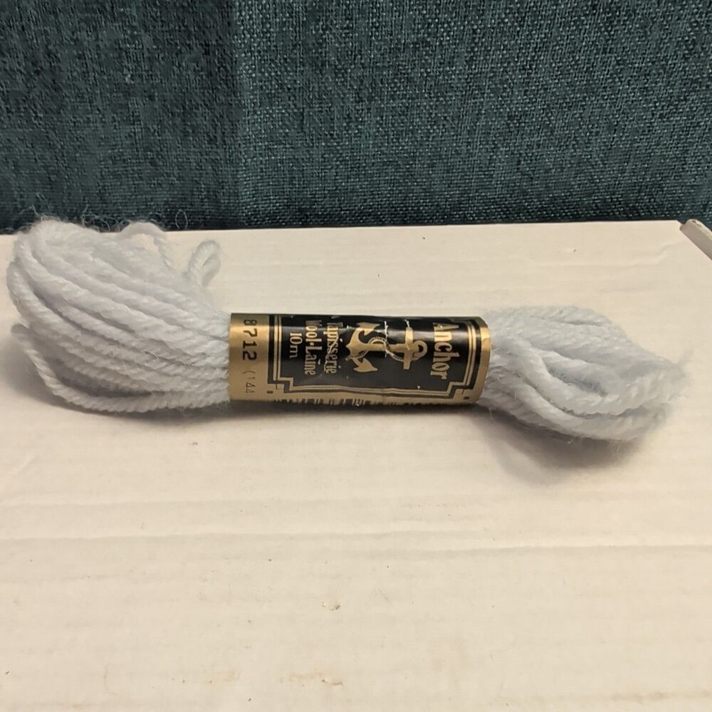 Anchor Tapisserie 100% Pure Wool Yarn 5 Skeins 10M Vintage Destash Misc Colors - Picture 6 of 16